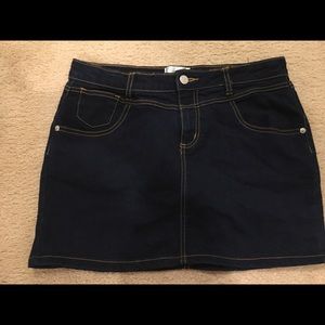 Denim Mini Skirt